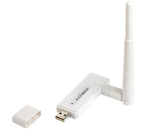 מתאם רשת אלחוטי WIFI Edimax EW-7711USN USB עד 150Mbps