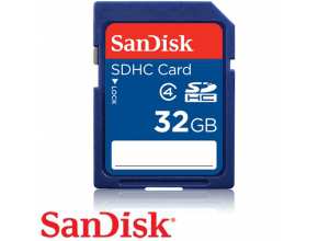 כרטיס זכרון SanDisk SDHC 32GB SDSDB-032G