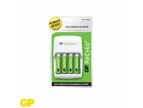 סוללות + מטען GP Ultra AA 4 pack