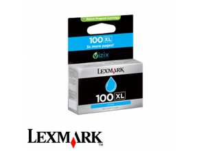 ראש דיו מקורי Lexmark ציאן 100XL 14N1069E