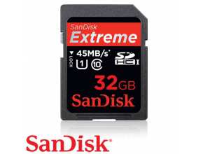 כרטיס זכרון SanDisk Extreme SDHC 32GB SDSDX-032G