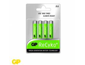 סוללות GP AA ReCyko 4 pack