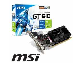 MSI NVIDIA GeForce GT610 1GB DDR3 