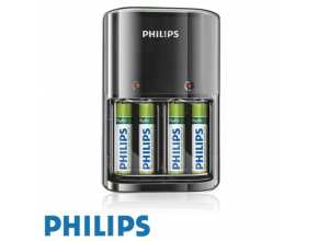 סוללות 2700MAH AA 4 Philips + מטען