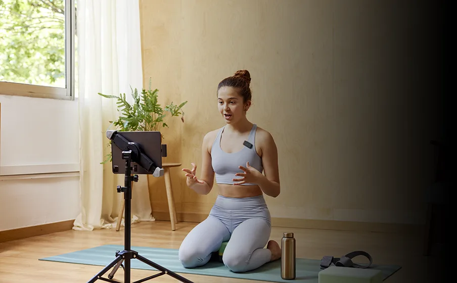 gain מתכוונן במיקרופון
