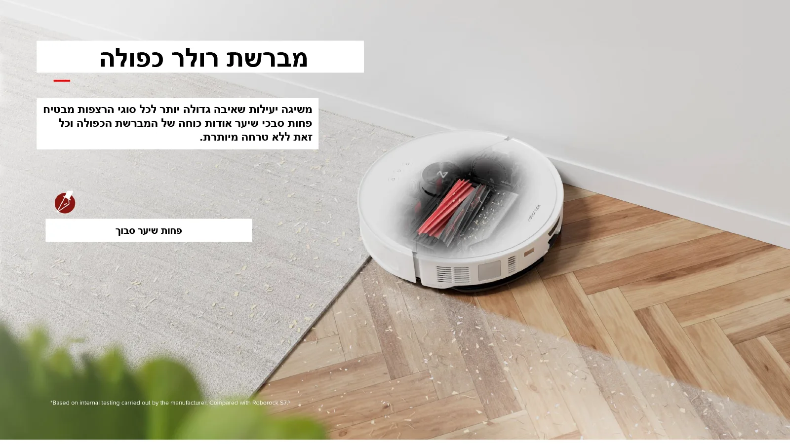 מברשת רולר כפולה