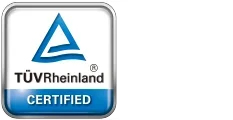 TÜV Rheinland certified