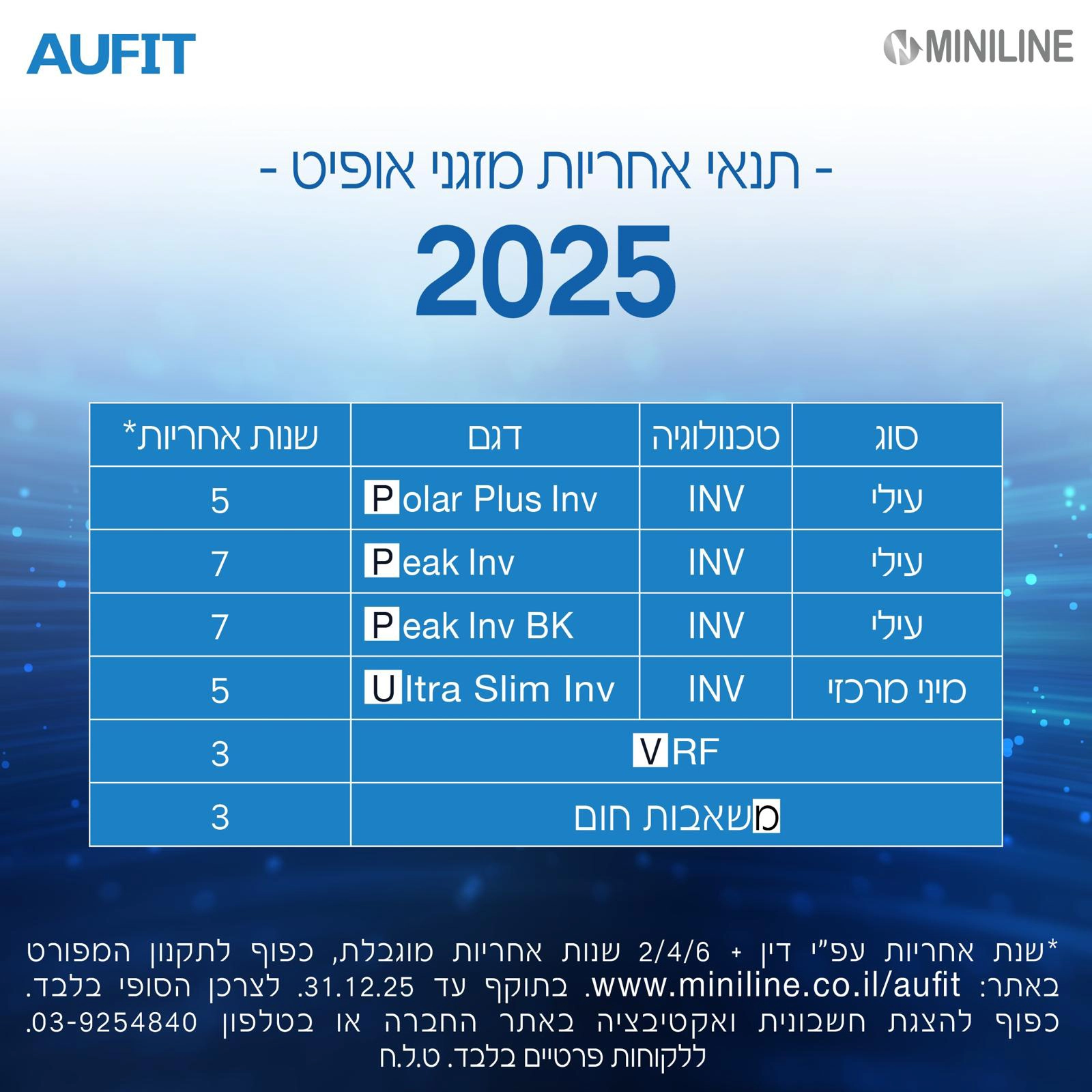 תנאי אחריות