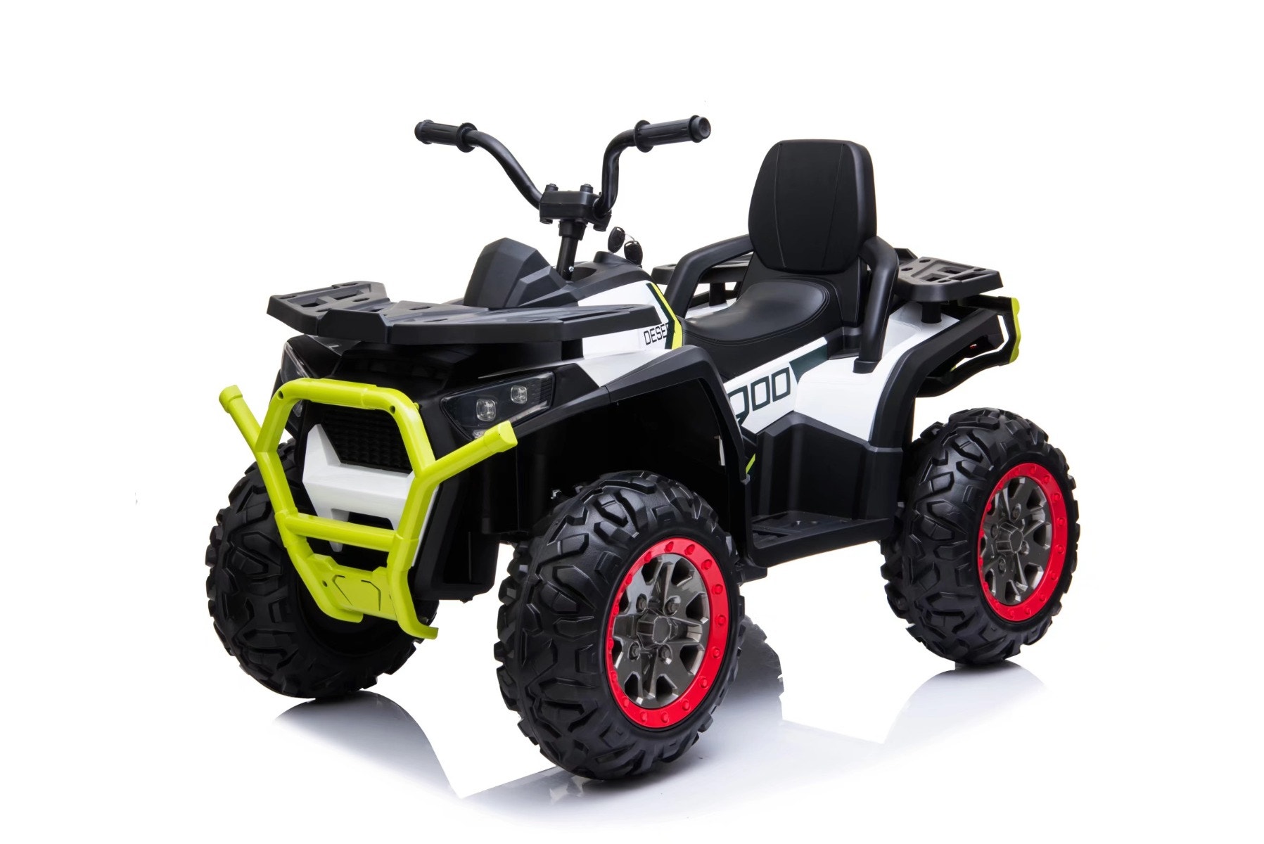 טרקטורון XMX ממונע לילדים עם שלט 12V צבע לבן - אייבורי מחשבים וסלולר