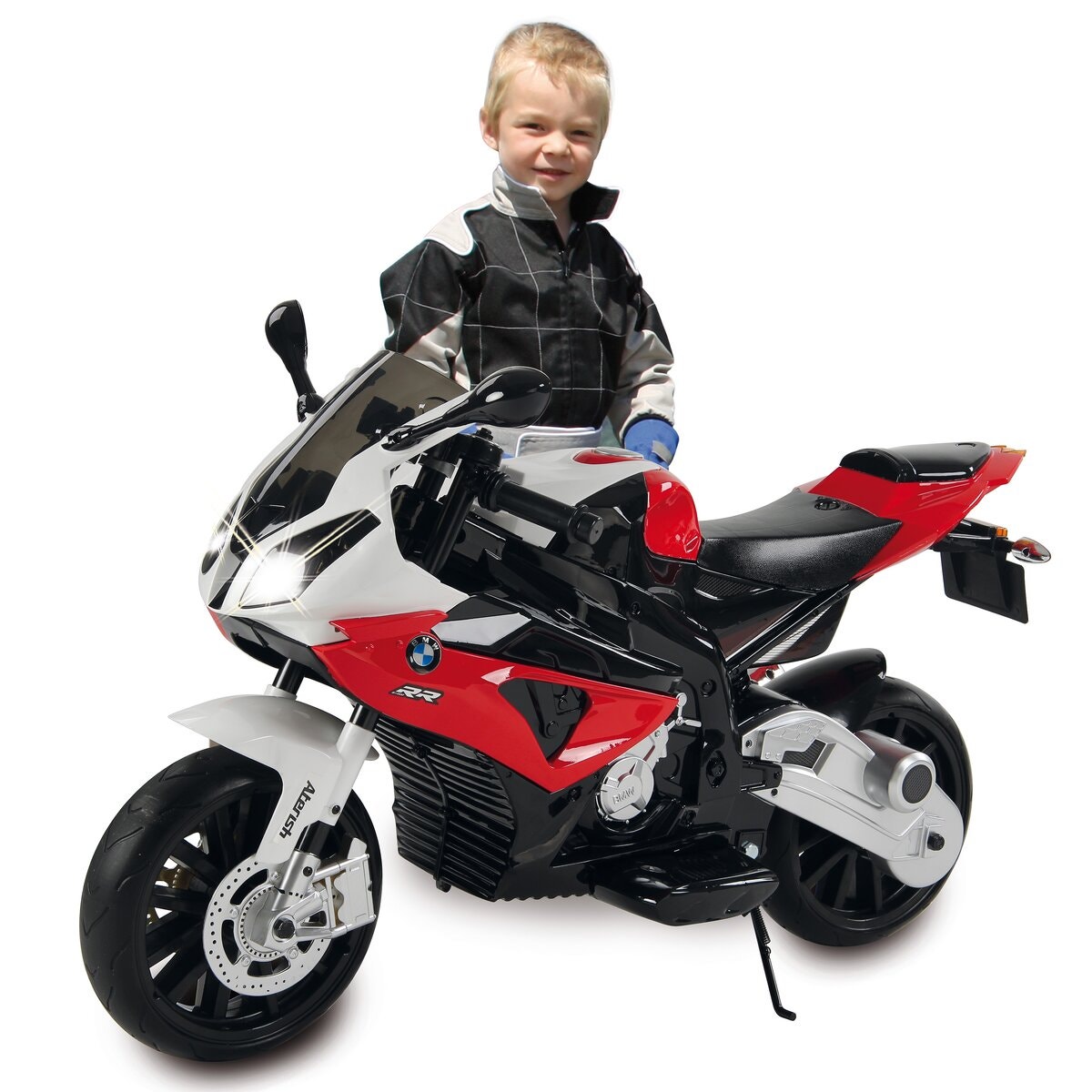 אופנוע ממונע BMW S1000 RR 12V בצבע אדום - משלוח חינם