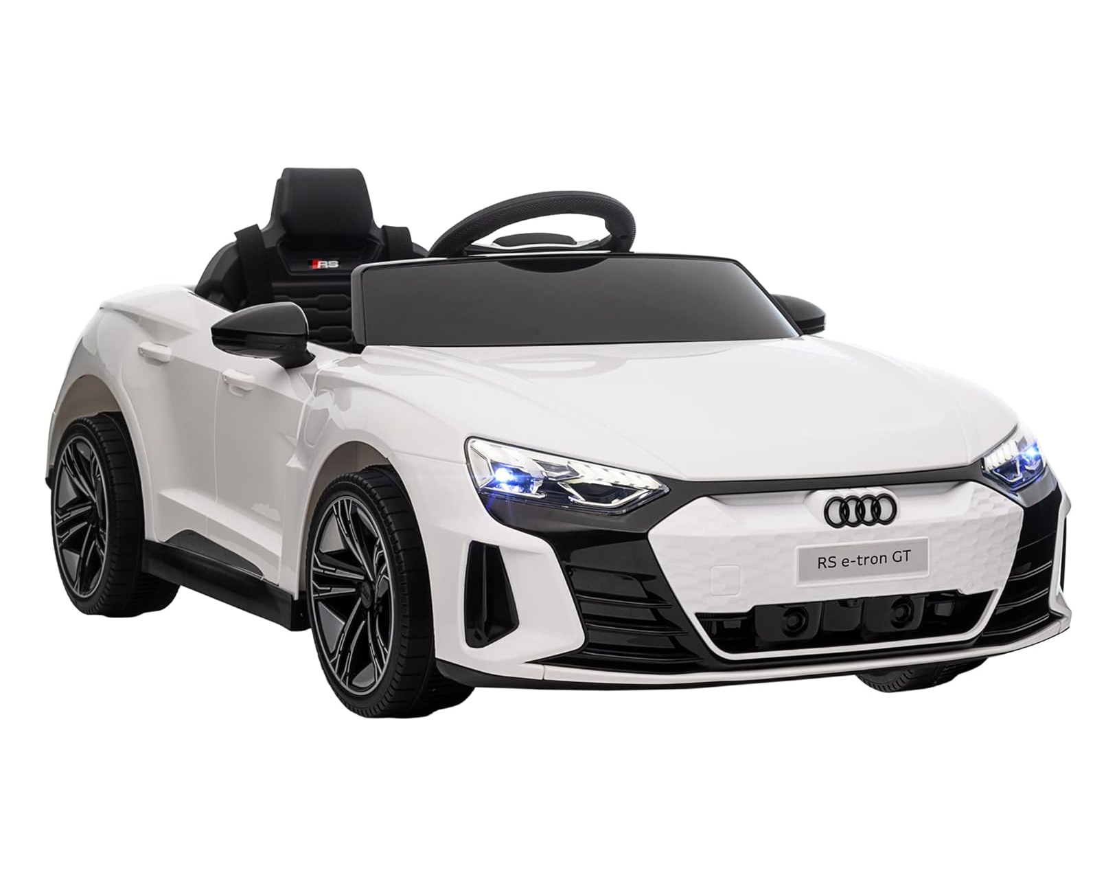 מכונית ממונעת AUDI ספורט E-Tron 24V GT בצבע  לבן - משלוח חינם