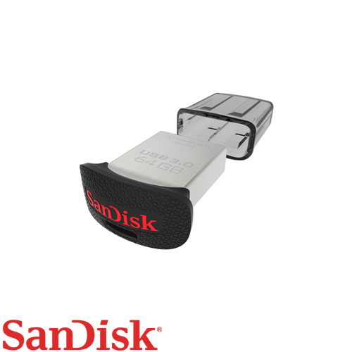זכרון נייד SanDisk Ultra Fit USB 3.0 - בנפח 64GB