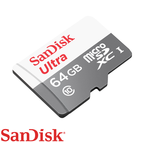כרטיס זכרון SanDisk Ultra Micro SDXC SDSQUNB-064G-GN3MN - בנפח 64GB