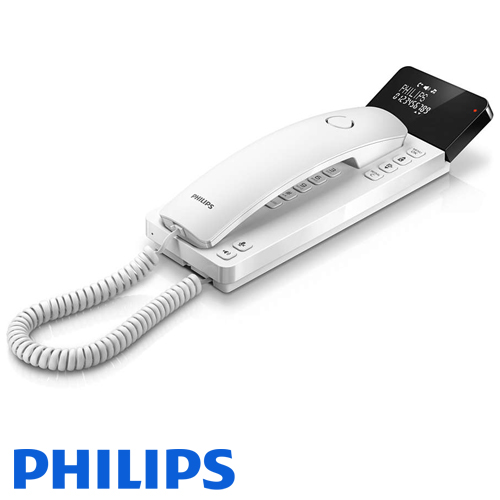 טלפון שולחני Philips Scala M110W בצבע לבן