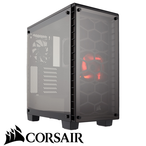 מארז מחשב Corsair Crystal Series 460X בצבע שחור ושקוף