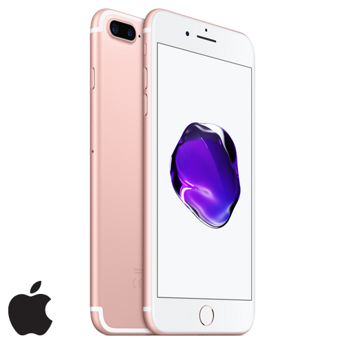 סמארטפון אייפון Apple iPhone 7 Plus 128GB בצבע זהב ורוד אחריות היבואן הרשמי