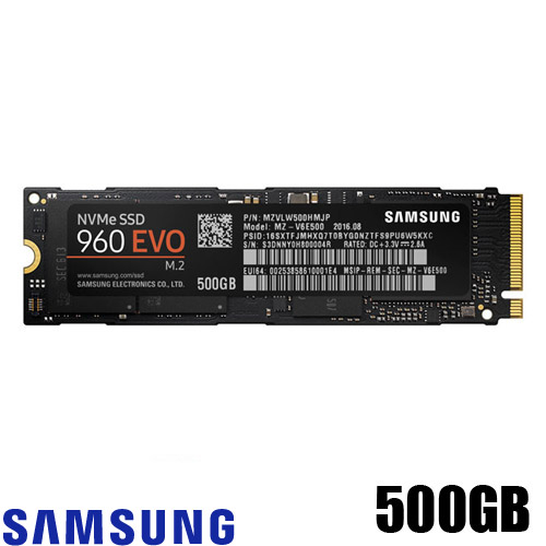 כונן Samsung 960 EVO NVMe MZ-V6E500BW 500GB SSD M.2