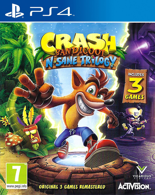 משחק Crash Bandicoot N. Sane Trilogy PS4