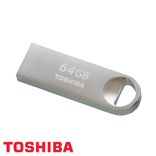 זכרון נייד Toshiba TransMemory U401 THN-U401S0640E4 מתכת - בנפח 64GB