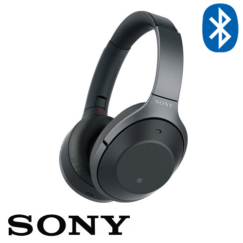 אוזניות + מיקרופון Bluetooth אלחוטיות Sony WH-1000XM2 בצבע שחור