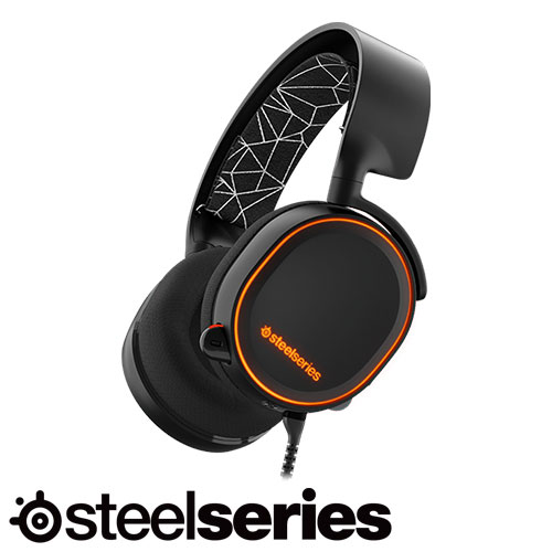 אוזניות גיימינג+ מיקרופון SteelSeries Arctis 5 7.1 Gaming בצבע שחור