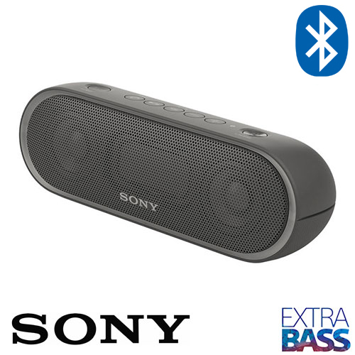 רמקול נייד Sony SRS-XB20 Bluetooth EXTRA BASS בצבע שחור 20W