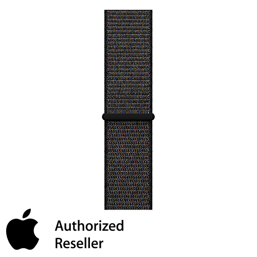 רצועה לשעון Apple Watch Series צבע Black Sport Loop