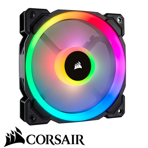 מאוורר למארז 12 ס"מ Corsair LL120 Dual Light Loop RGB 120mm PWM