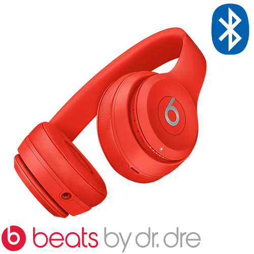 אוזניות + מיקרופון ביטס Beats by Dr.Dre Solo 3 Wireless בצבע אדום