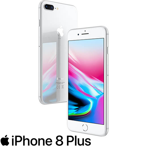 סמארטפון אייפון Apple iPhone 8 Plus 256GB בצבע כסוף אחריות היבואן הרשמי
