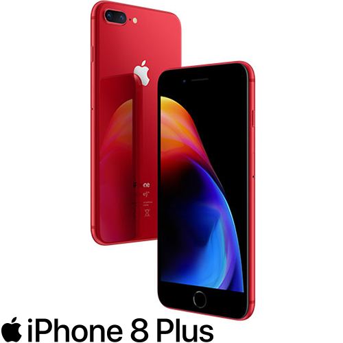 סמארטפון אייפון Apple iPhone 8 Plus 256GB בצבע אדום אחריות היבואן הרשמי
