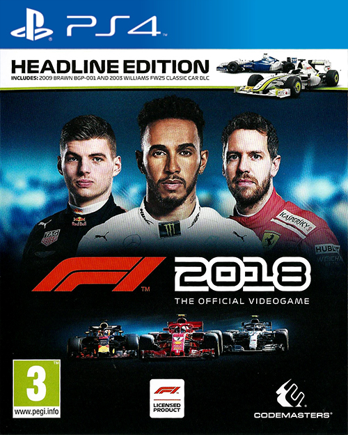 משחק F1 2018 Headline Edition PS4
