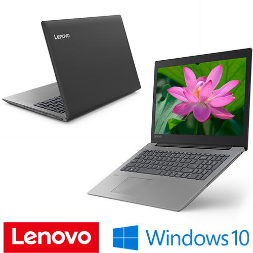 מחשב נייד "15.6 Lenovo IdeaPad 330-15 81DE00QKIV i5-8250U בצבע שחור, כונן 1TB + 128GB SSD, זכרון 8GB ומ.גרפי Nvidia MX150