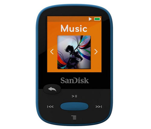 נגן SanDisk Clip Sport 8GB MP3 בצבע כחול