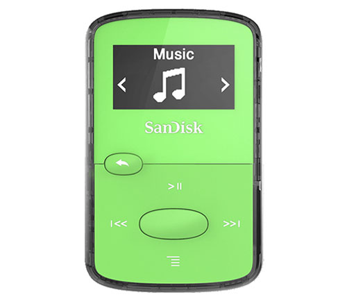 נגן SanDisk Clip Jam 8GB MP3 בצבע ירוק