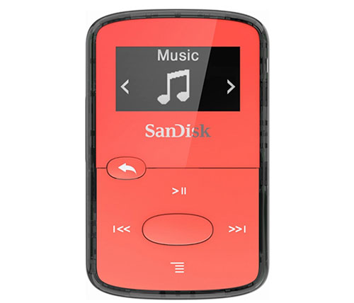 נגן SanDisk Clip Jam 8GB MP3 בצבע אדום