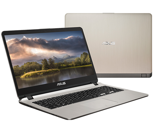 מחשב נייד "15.6 ASUS X507UA-EJ805 i5-8250U בצבע זהב כונן 256GB SSD זכרון 8GB ומ.גרפי Intel 620