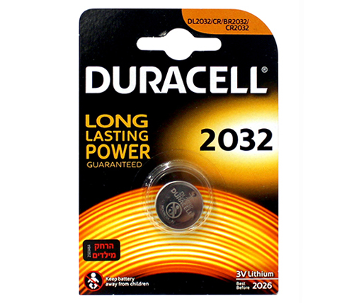 סוללת כפתור Duracell 2032 Lithium Coin Button