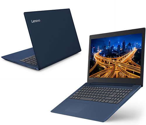 מחשב נייד "15.6 Lenovo IdeaPad 330-15 81D10051IV N5000 בצבע כחול, כונן 500GB, זכרון 4GB ומ.גרפי Intel 605