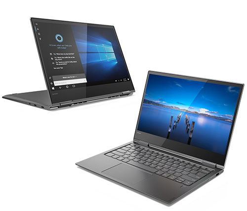 מחשב נייד "13.3 Lenovo Yoga 730-13 81CT003DIV i5-8250U בצבע אפור, כונן 512GB SSD, זכרון 8GB ומ.גרפי Intel 620