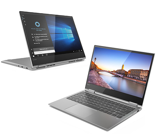 מחשב נייד "13.3 Lenovo Yoga 730-13 81CT0034IV i7-8550U בצבע אפור, כונן 512GB SSD, זכרון 8GB ומ.גרפי Intel 620