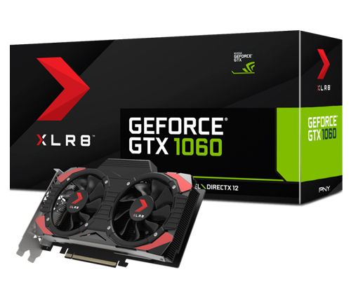 כרטיס מסך PNY Nvidia GeForce GTX 1060 XLR8 OC GAMING 6GB GDDR5 ...