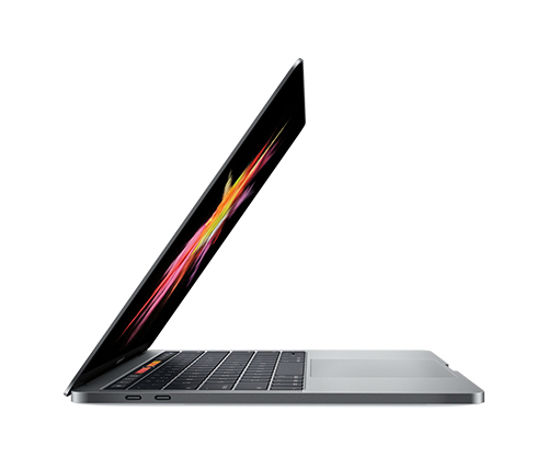 מחשב נייד "13.3 Apple MacBook Pro MPXV2HB/A עם Touch Bar - 2017, כונן 256GB SSD, זכרון 8GB ומ.גרפי Intel 650