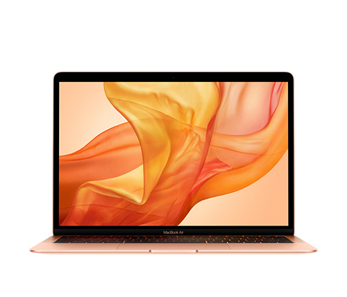 מחשב נייד "13.3 Apple MacBook Air MREE2HB/A - 2018 בצבע זהב, כונן 128GB SSD, זכרון 8GB ומ.גרפי Intel 617