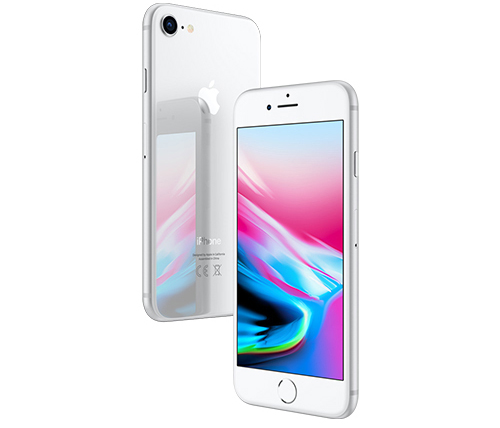 אייפון Apple iPhone 8 64GB בצבע כסוף - שנה אחריות היבואן הרשמי
