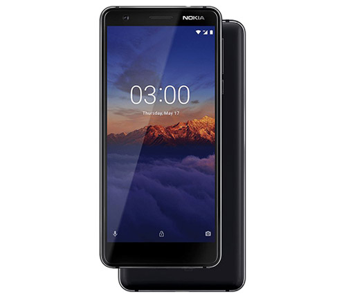 סמארטפון  Nokia 3.1 16GB בצבע שחור - שנה אחריות היבואן הרשמי