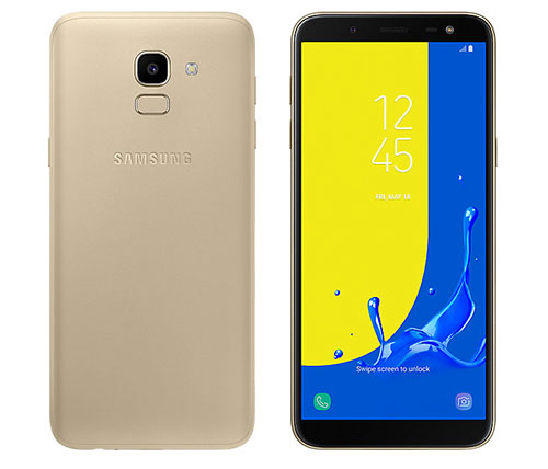 סמארטפון Samsung Galaxy J6 (2018)‎ SM-J600F 32GB בצבע זהב אחריות היבואן הרשמי סאני תקשורת