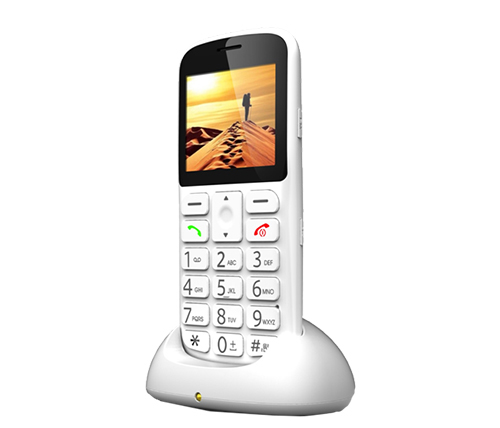 טלפון סלולרי למבוגרים Slider W60i בצבע לבן - שנה אחריות היבואן הרשמי