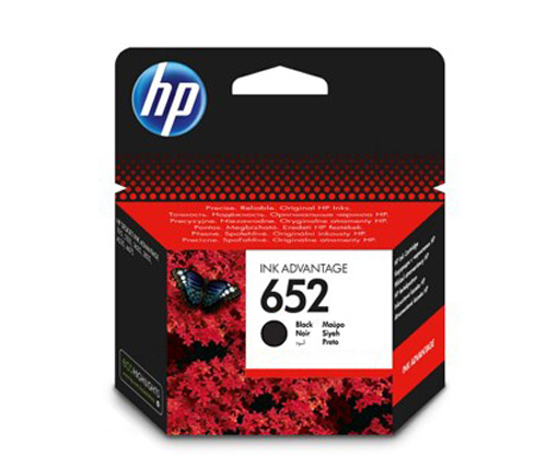 ראש דיו שחור מקורי HP 652 F6V25AE
