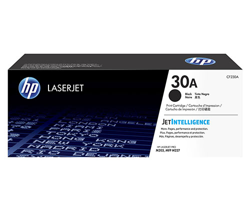 טונר למדפסת לייזר HP בצבע שחור דגם HP 30A CF230A LaserJet